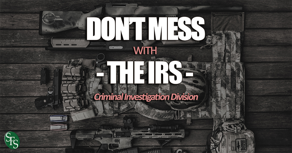 Don't Mess with the IRS, Guns, Wood, Table